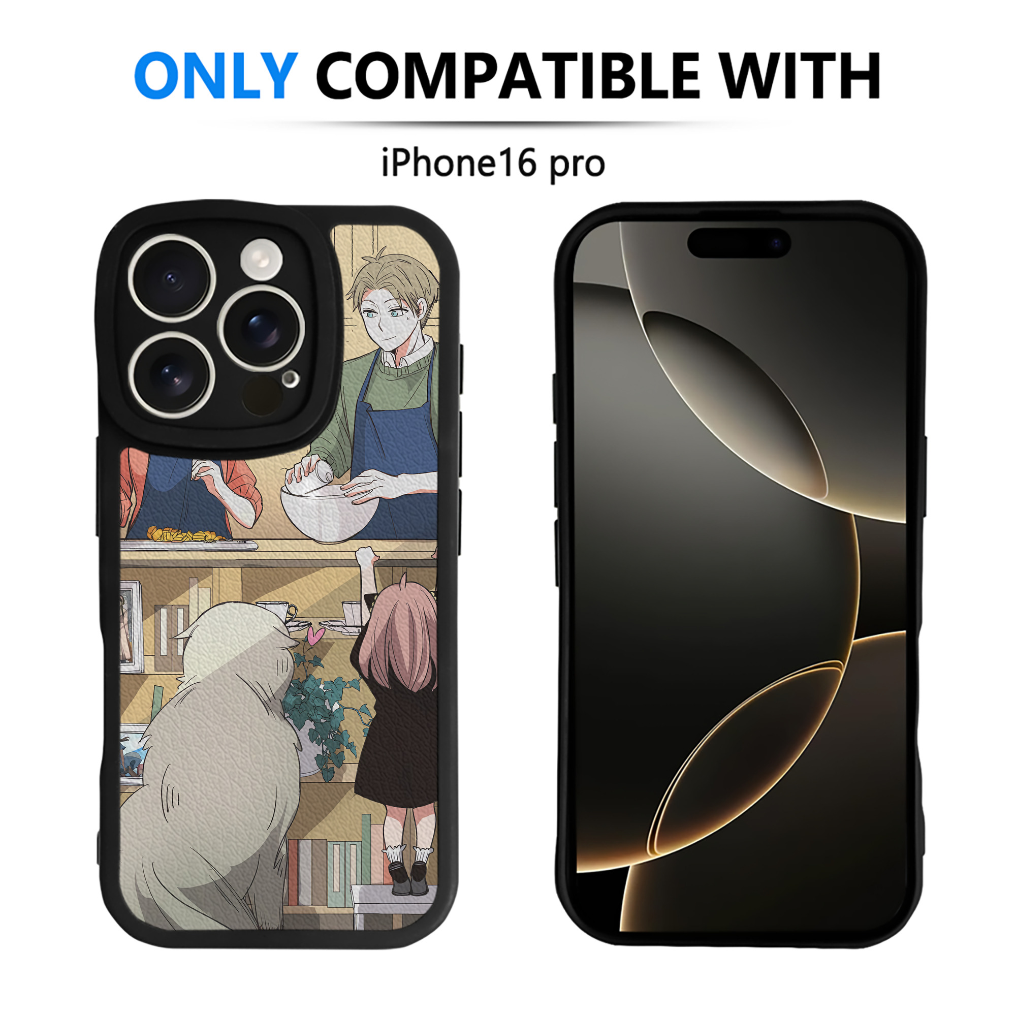 （画像用） SPY×FAMILY间谍家家酒 【iPhone 16シリーズ対応】シリコンスマホケース（レザー調） 材質：シリコン